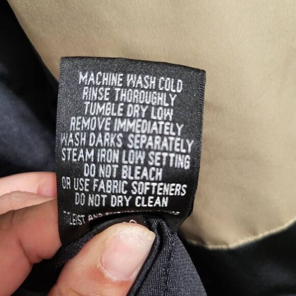 Dryjoys‎ by Footjoy Full Zip Removable Sleeves Beige Jacket Men's Size Lg - Picture 9 of 16